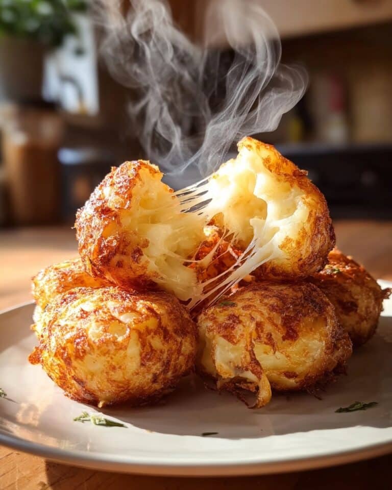 Knusprige Kartoffel-Käsebällchen aus dem Backofen Recipe