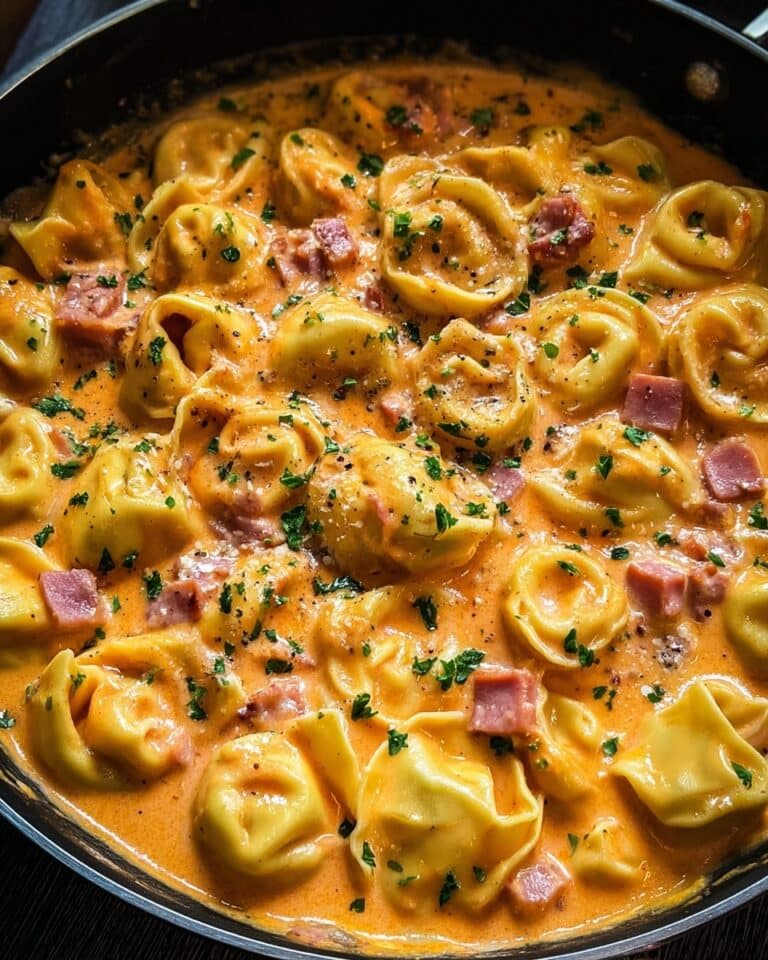 Cremige Tortellini mit Schinken-Käse-Soße Recipe