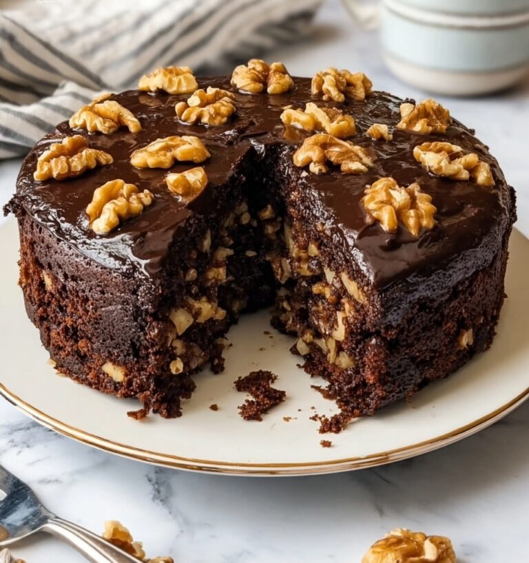 Espresso Date Cake with Walnuts Recipe