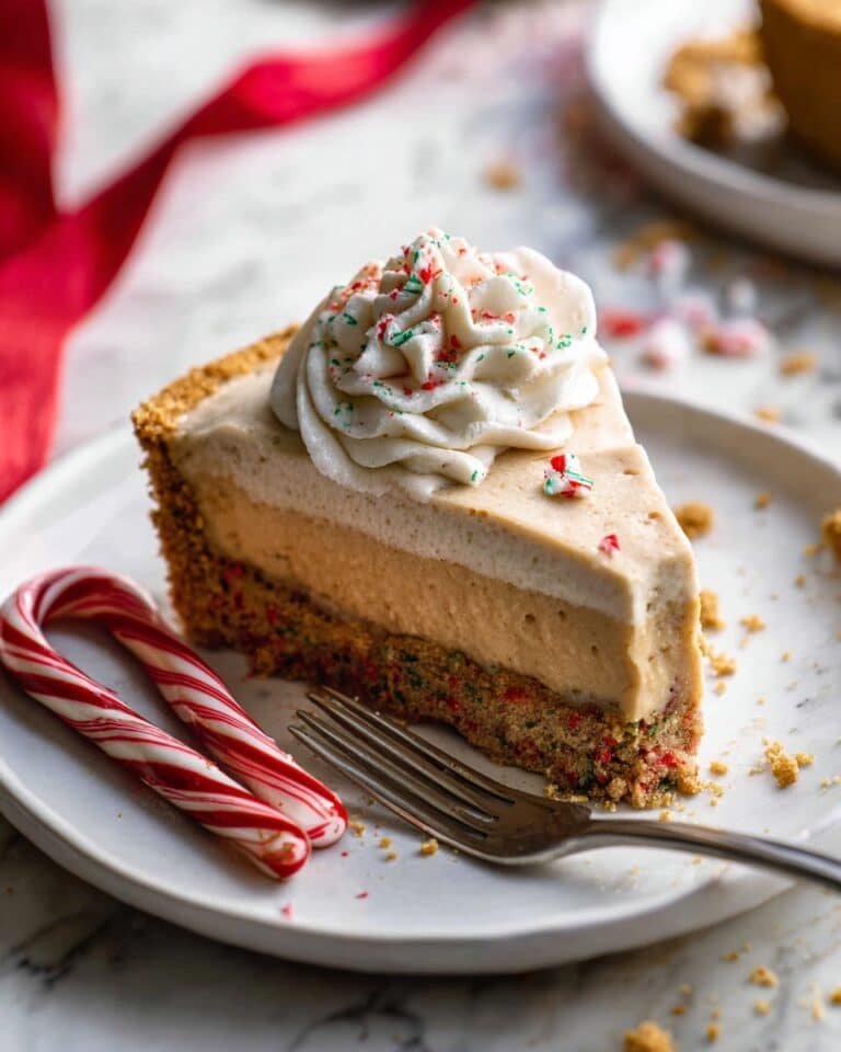 White Chocolate Candy Cane Pie Recipe