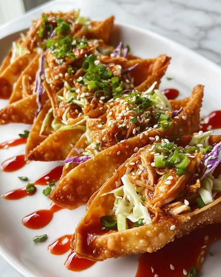 Crispy Chicken Wonton Tacos Recipe