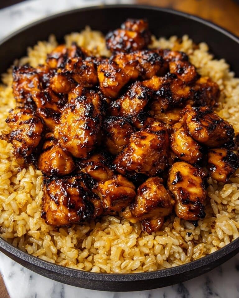 Easy One-Pan Honey BBQ Chicken and Rice Recipe