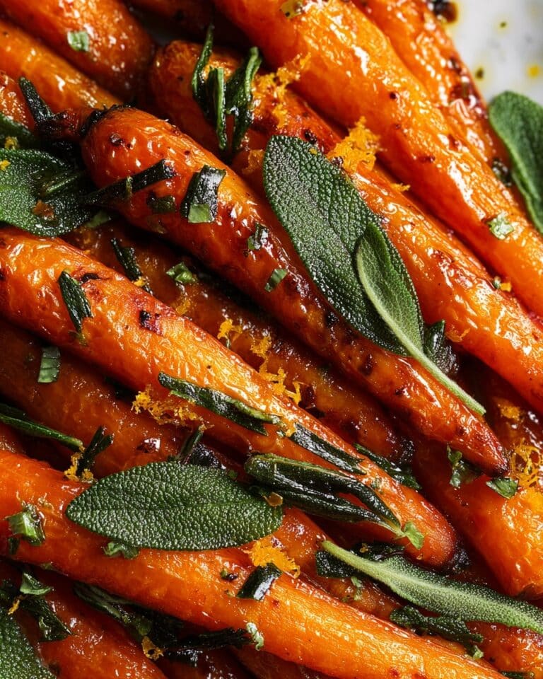 Thanksgiving Roasted Carrots with Herbs and Orange Zest Recipe