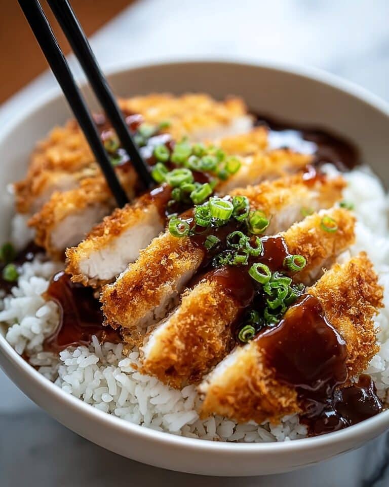 Japanese Katsu Bowls with Tonkatsu Sauce Recipe