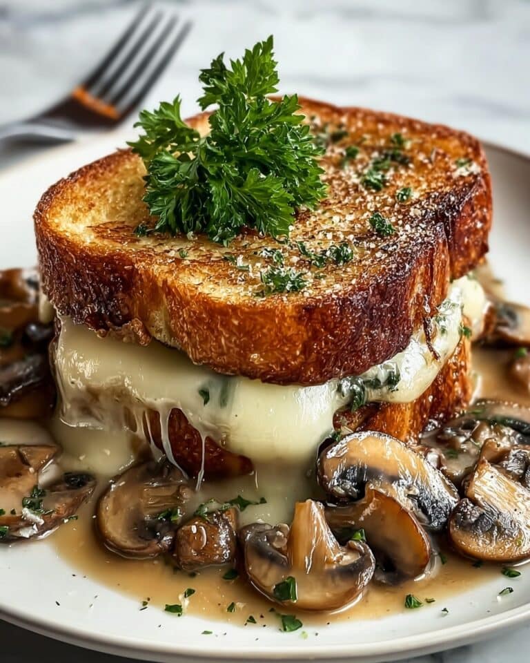 Swiss Mushroom Melt Sandwich Recipe