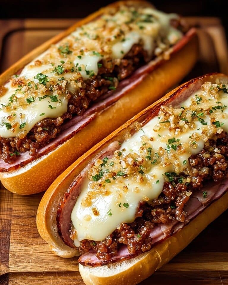 Irresistible Baked Italian Sub Sandwiches Recipe