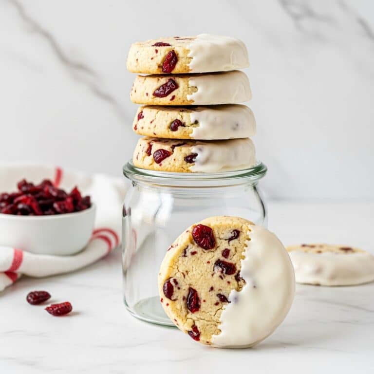 Cranberry Shortbread Cookies Recipe