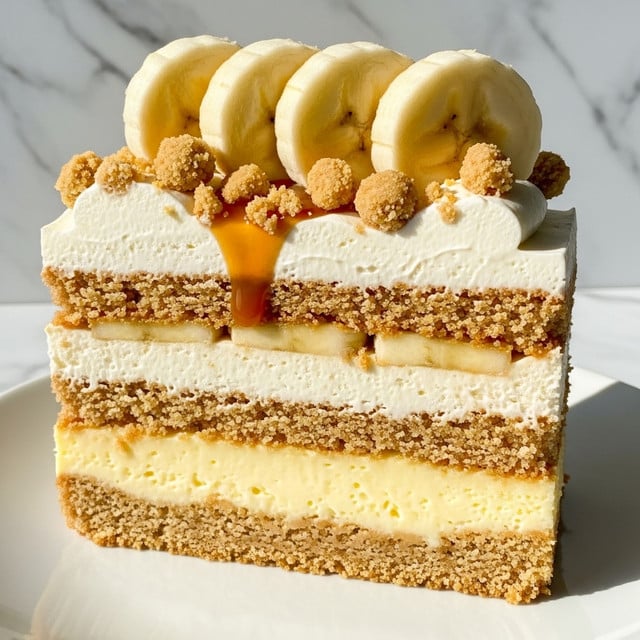 Banana Pudding Cookie Butter Cheesecake Cake Recipe