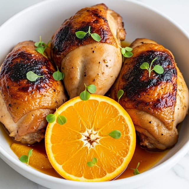 Sweet and Savory Roasted Orange Chicken Recipe