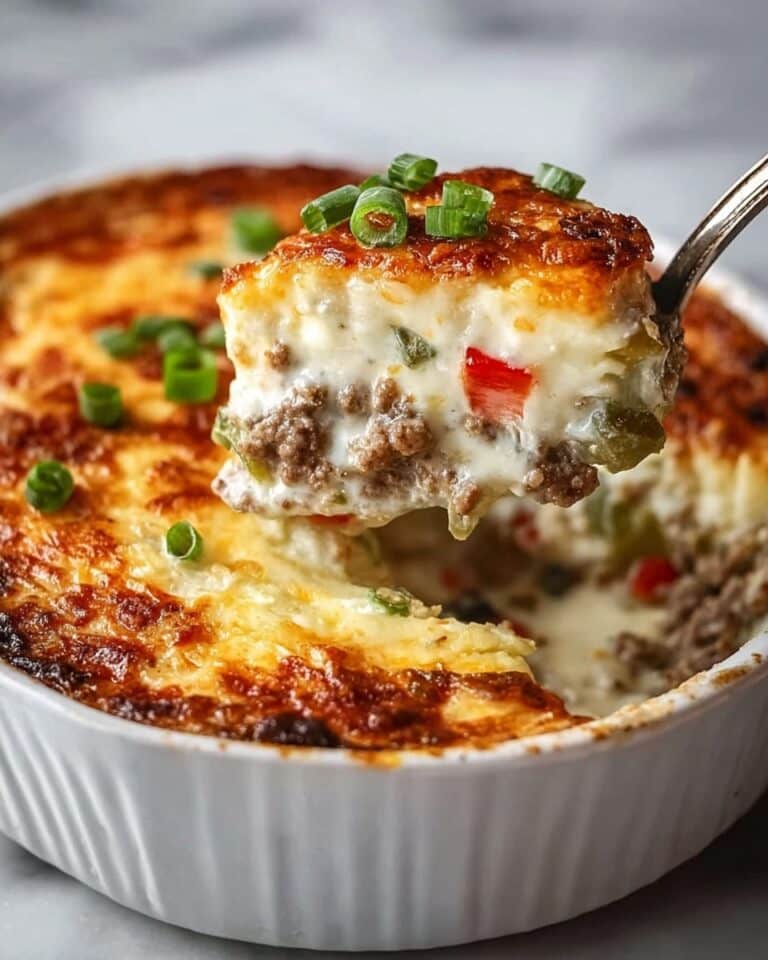 Low Carb Philly Cheesesteak Casserole Recipe