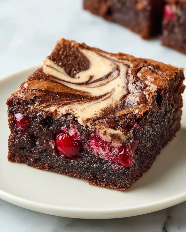 Decadent Raspberry Swirl Brownies Recipe