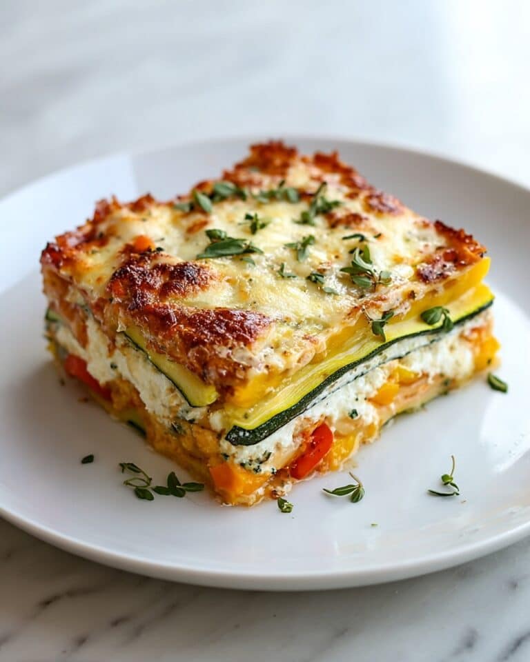 High Protein Veggie Lasagna Recipe