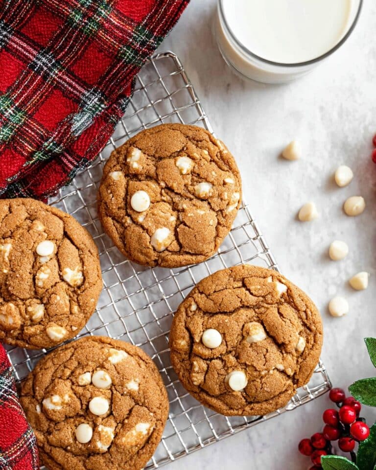 Bakery Gingerbread White Chocolate Cookies Recipe