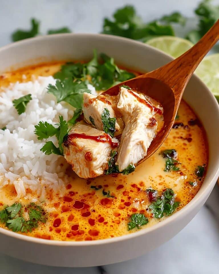 Savory Coconut Chicken Brothy Rice for Cozy Nights Recipe