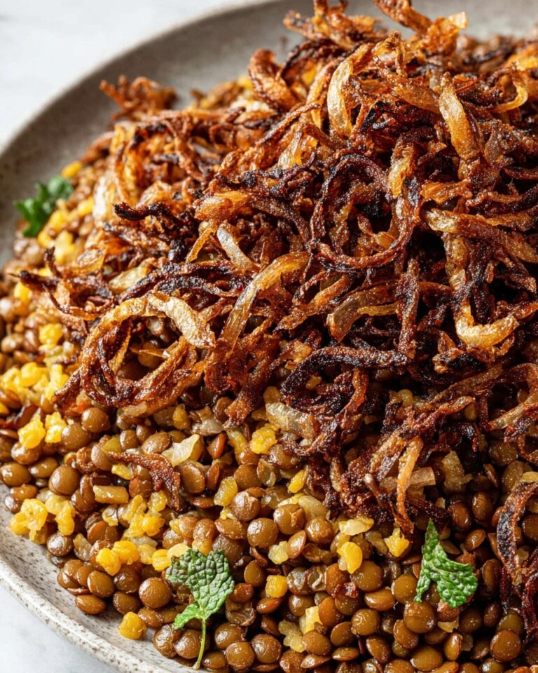 Mujadara Lentils and Rice (Mejadra) Recipe