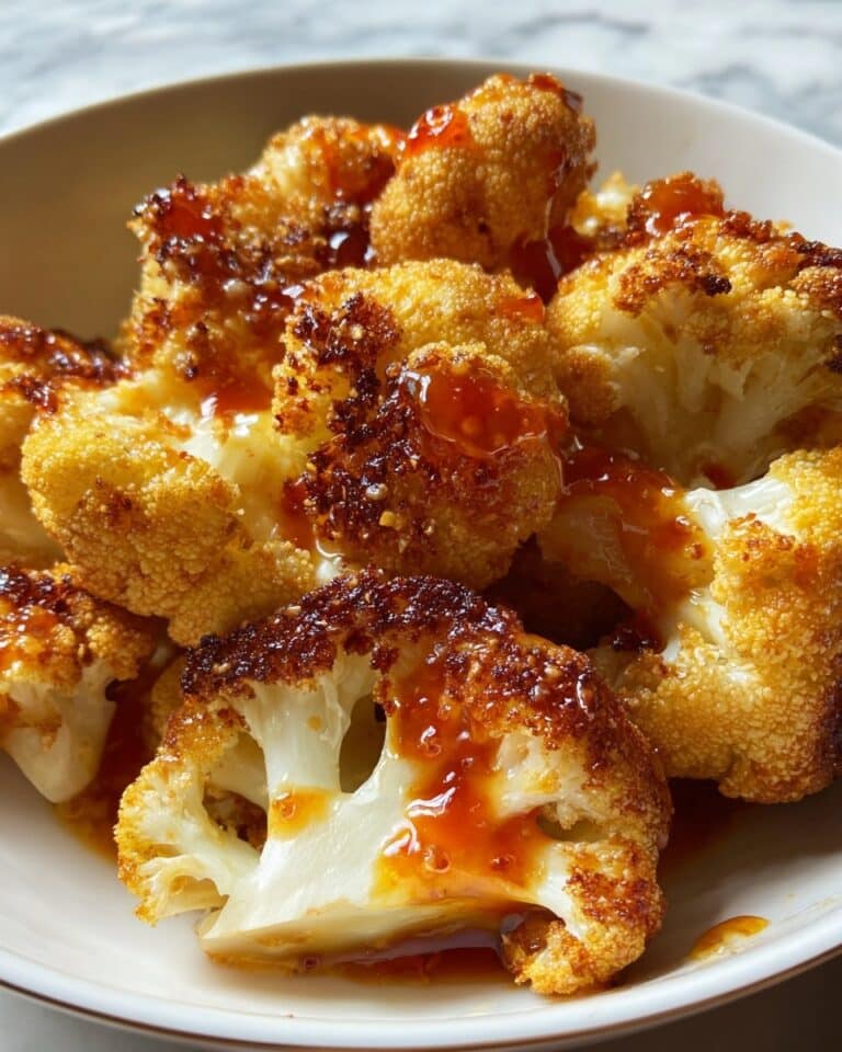 Sweet and Spicy Baked Cauliflower: 5 Easy Steps to Delight Recipe