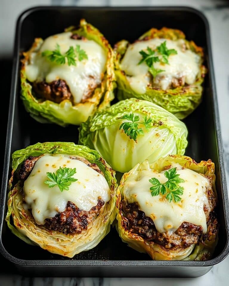 Oven-Baked Cabbage Burgers: A Healthy Twist on Classic Flavor Recipe