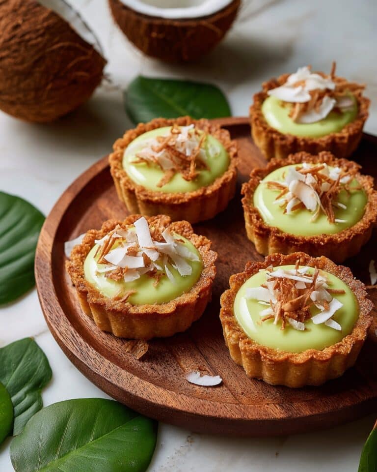Thai Pandan Coconut Tarts Recipe