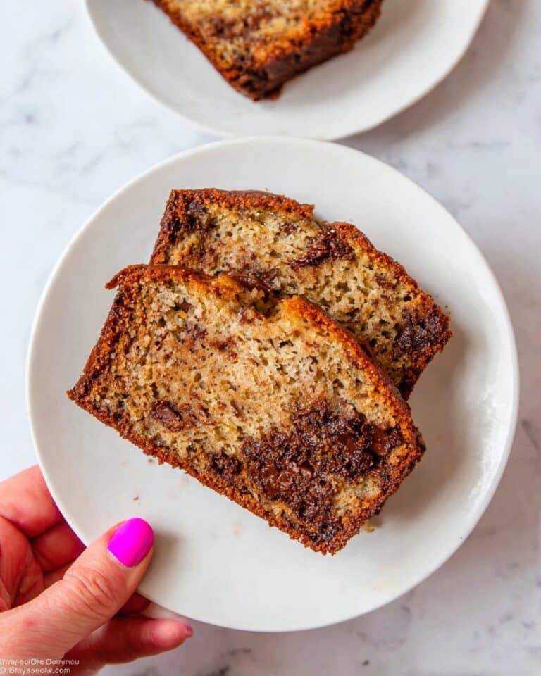 Swirled Cookie Butter Banana Bread Recipe