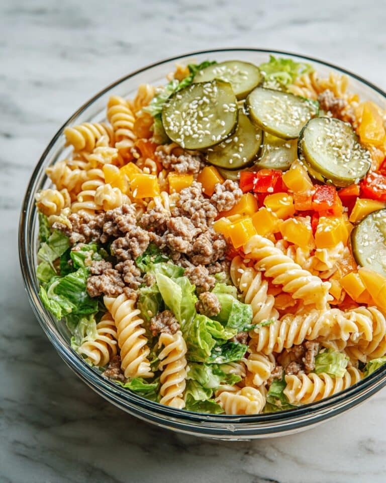 Big Mac Pasta Salad Recipe