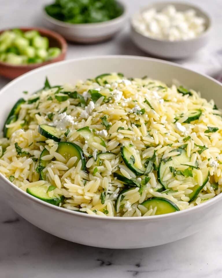 Best Cucumber Lemon Orzo Salad Recipe