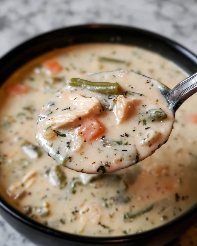 Creamy Poblano Chicken Rellenos Soup Recipe