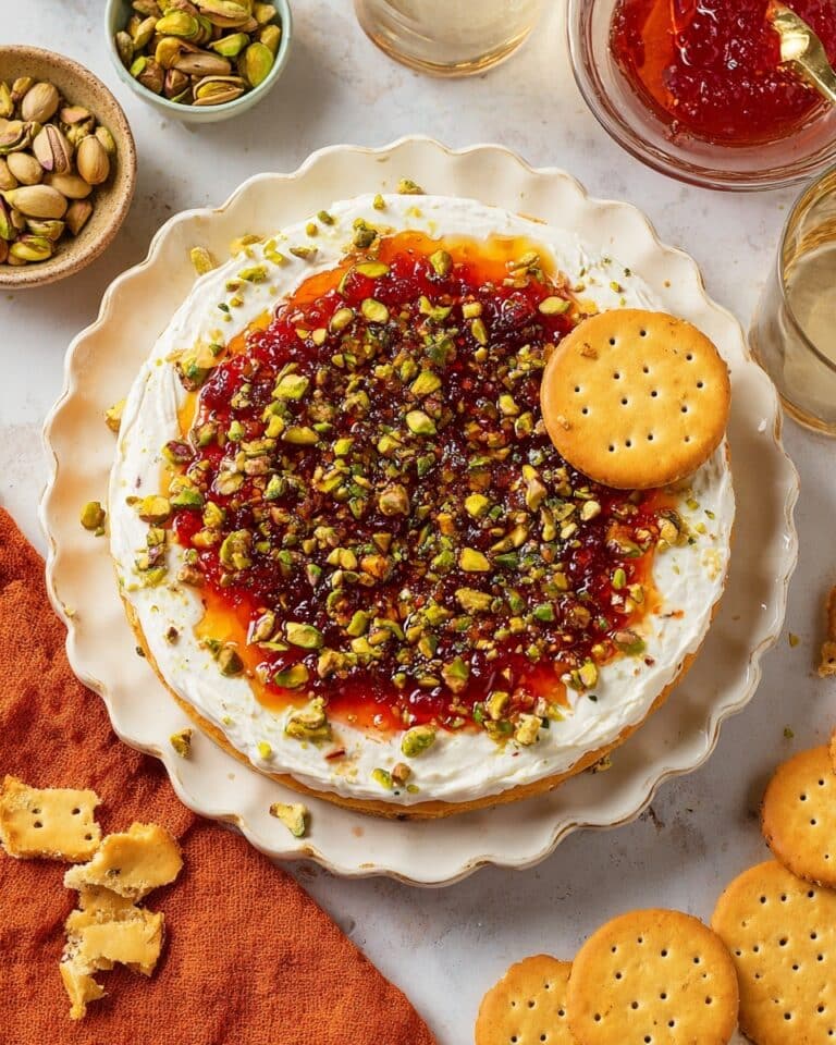 3-Ingredient Boursin Dip with Pepper Jelly Recipe