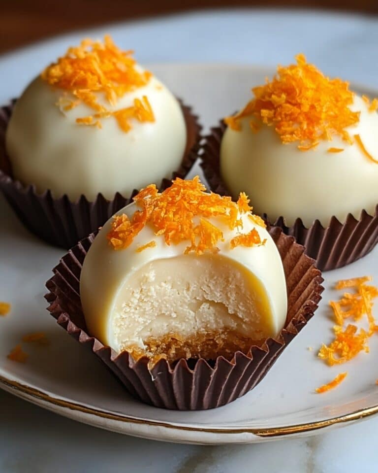 No Bake Orange Creamsicle Truffles Recipe