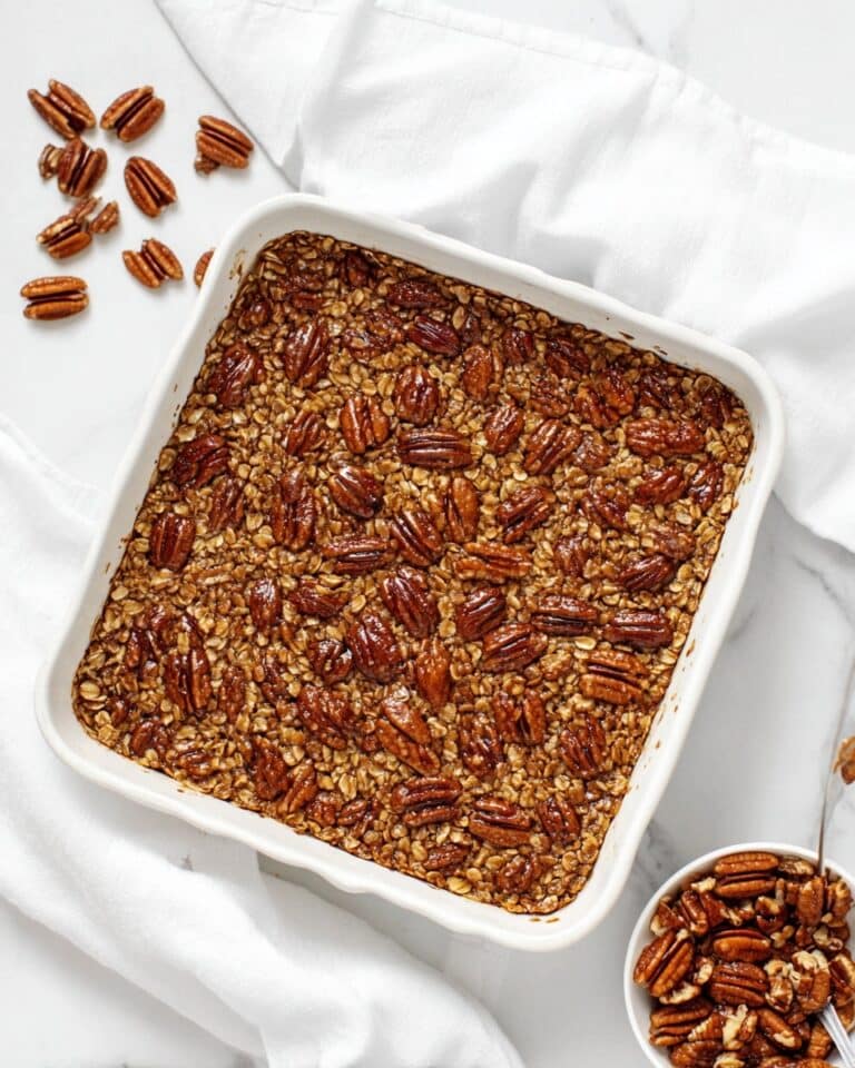 Pecan Pie Baked Oatmeal (Gluten-Free, Vegan-Friendly) Recipe