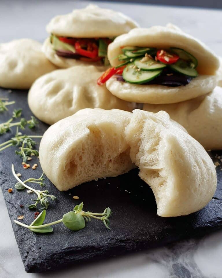 No Knead Steamed Buns Recipe
