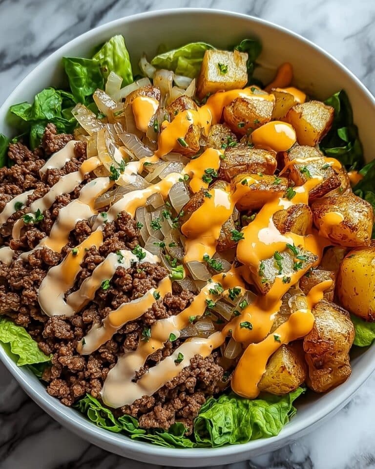 Savory Smash Burger Bowl: A Low-Carb Delight Recipe