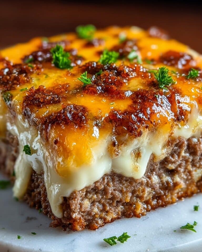 Cheesy Meatloaf Casserole Recipe