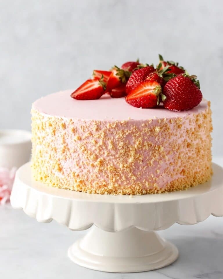 Strawberry Mousse Cake Recipe