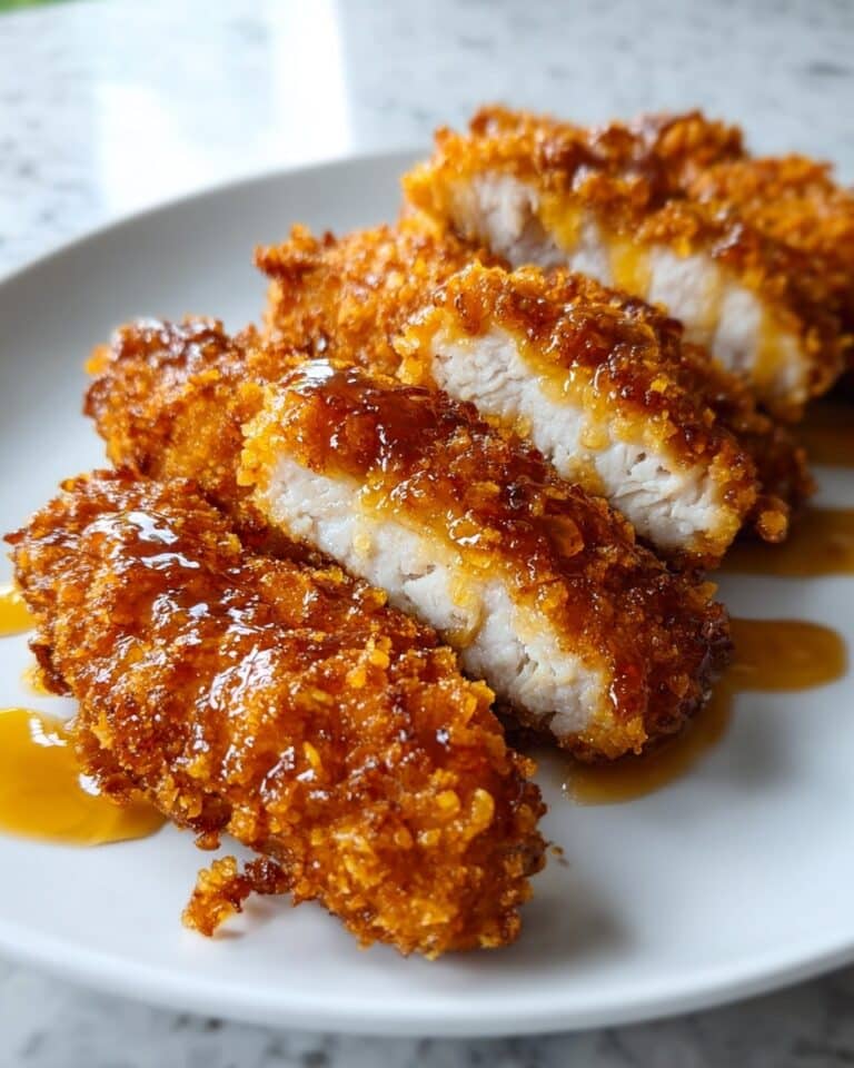 Air Fryer Honey Butter Garlic Chicken Tenders Recipe