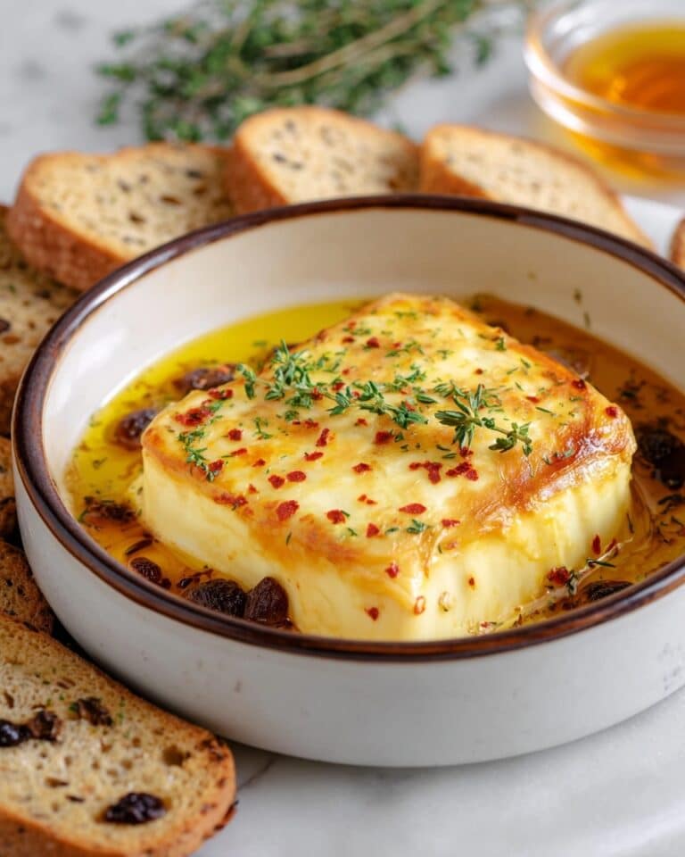 Hot Honey Baked Feta Recipe