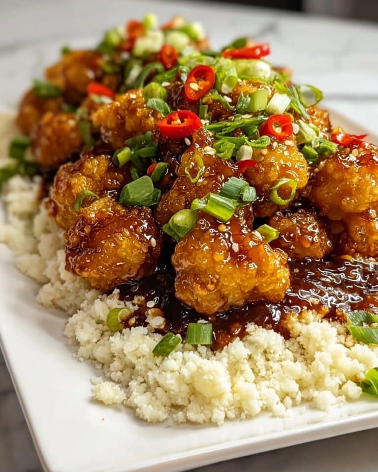 General Tso’s Cauliflower Bowls: A Healthy Flavor Twist! Recipe