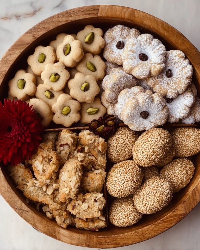 Ghraybeh: Middle Eastern Shortbread Cookies with Pistachios Recipe