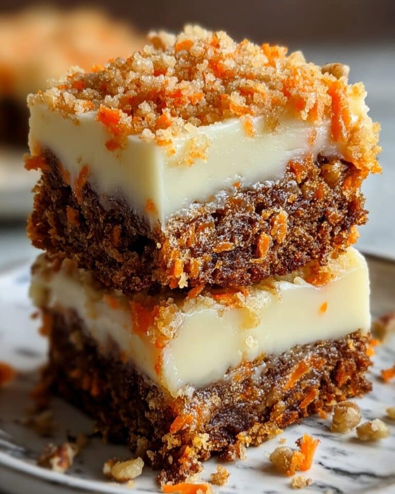 Irresistibly Indulgent Carrot Cake Cream Cheese Bars Recipe
