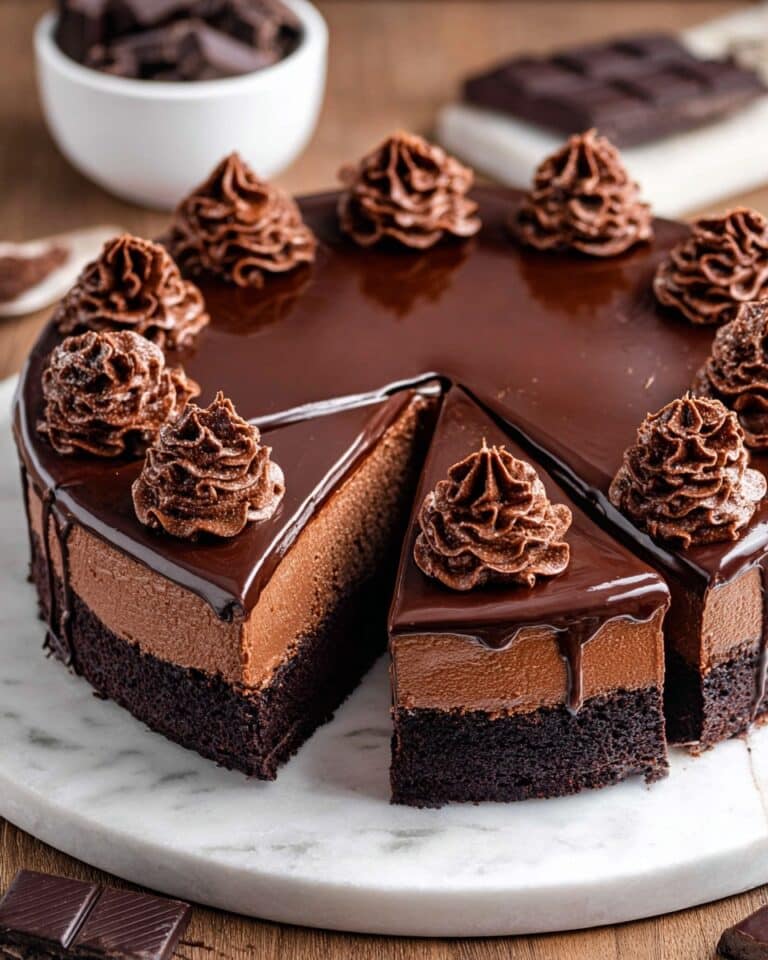 Triple Chocolate Cheesecake Recipe