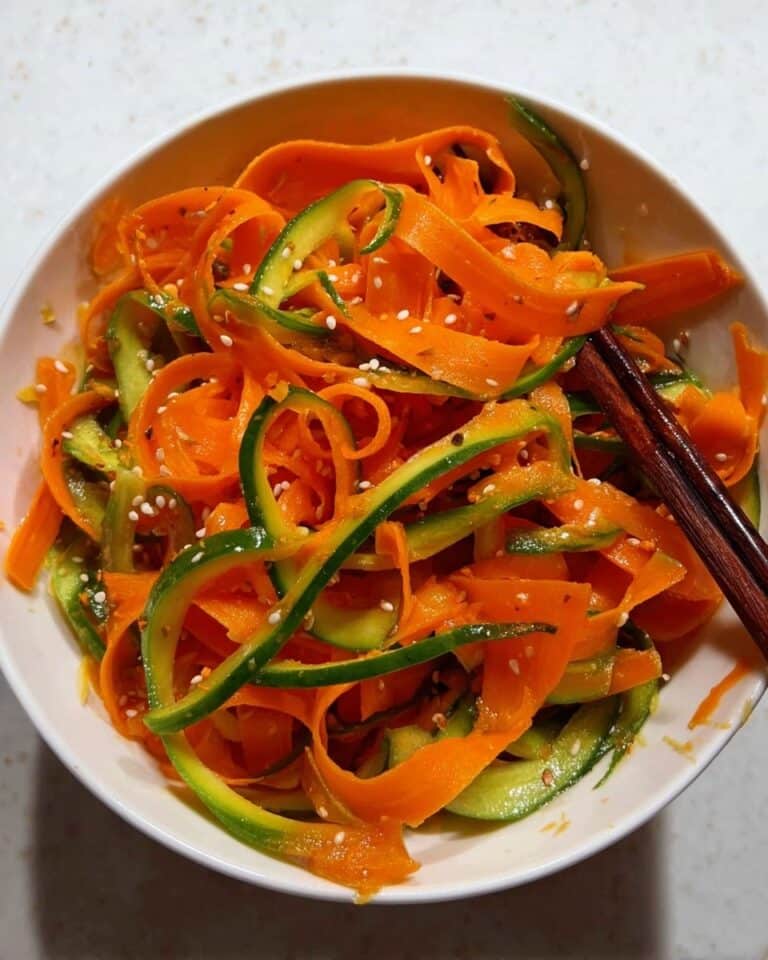 Crunchy Asian Cucumber Carrot Salad Recipe