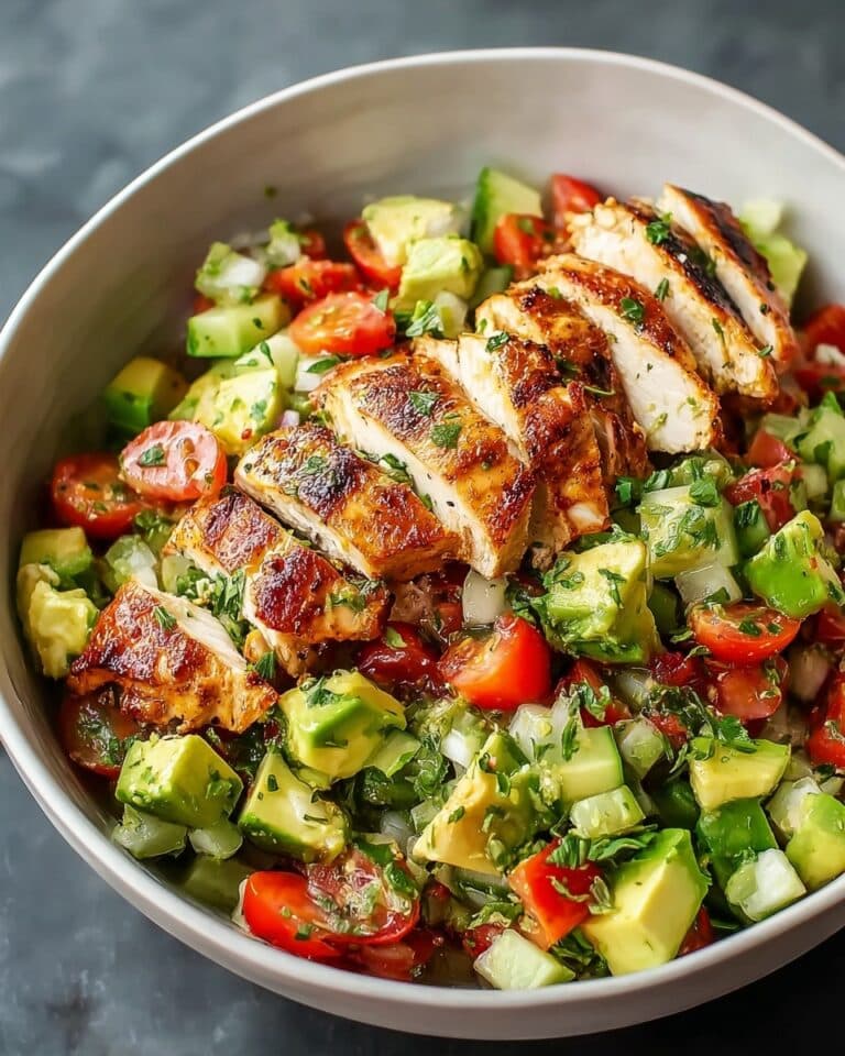 Healthy Avocado Chicken Salad Recipe